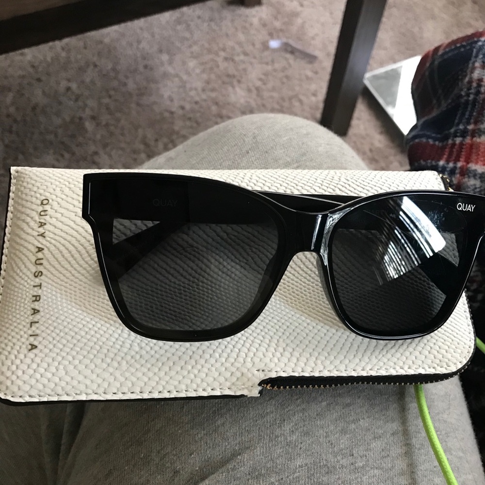 Quay Black Sunglasses